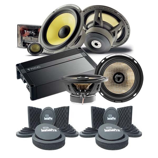 Focal Car Audio Speakers & Amp Pack ES165K | PC165FE | FPX4800 | SASK