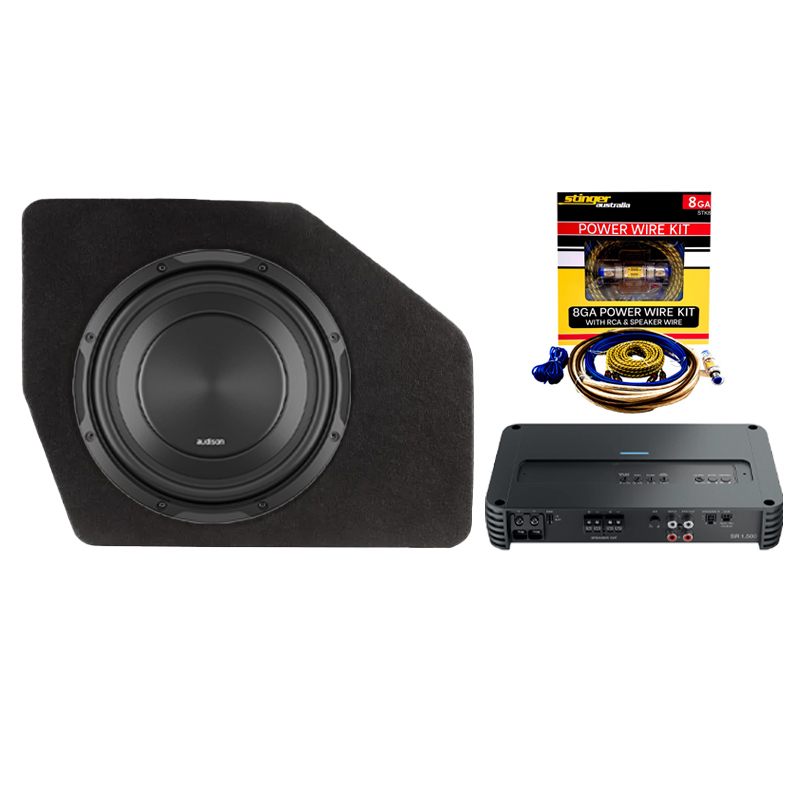 Audison 10" Sub-Woofer & Amplifier Package To Suit Ford Ranger & Mazda BT-50 Dual Cab