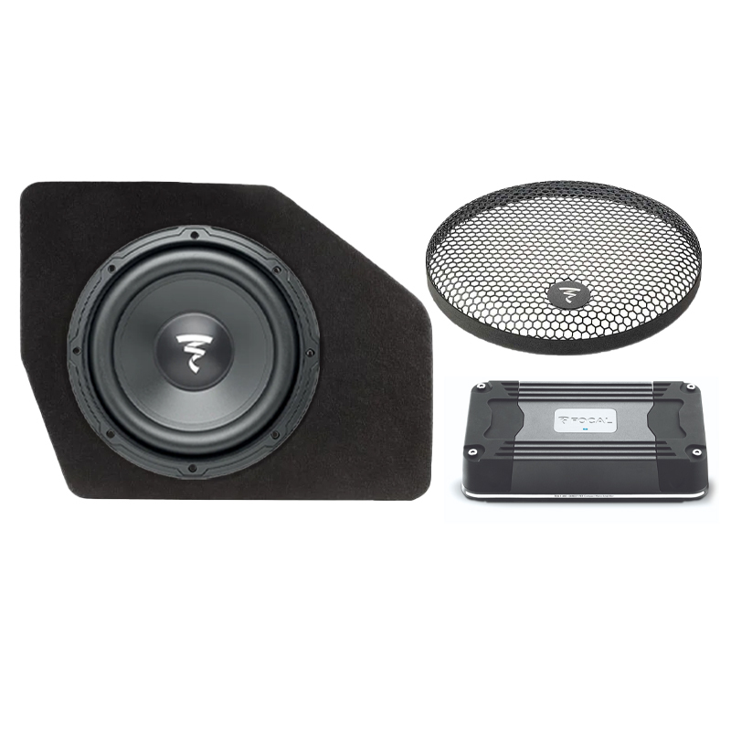 Focal 10" Sub-Woofer & Amplifier Package To Suit Ford Ranger & Mazda BT-50 Dual Cab
