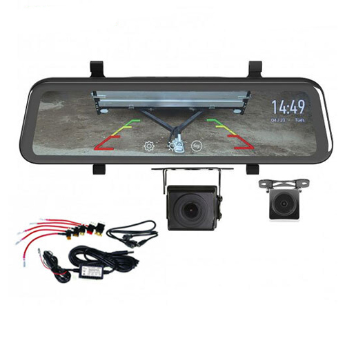GATOR GRV92MKT 9” TOUCH SCREEN HD MIRROR WITH HARD WIRING KIT 