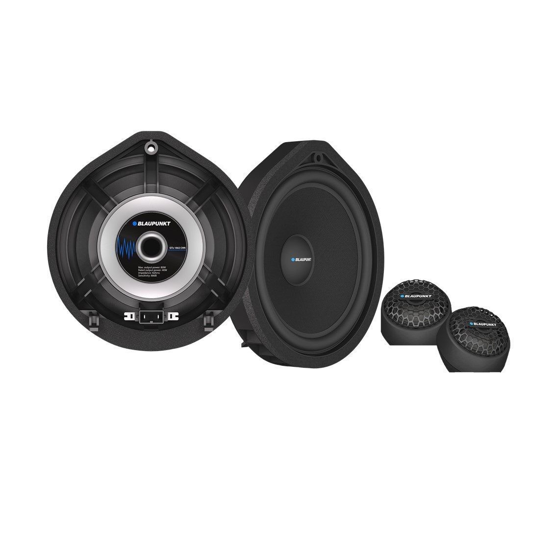 Blaupunkt GTX1662CHN 6.5" Honda Plug & Play 2-Way Component Speakers