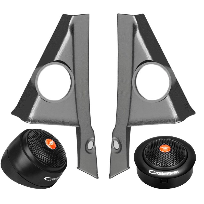 TweeterS & Mounts To Suit Nissan Patrol GU series 1, 2 and 3. This will also fit Series 4 UTE