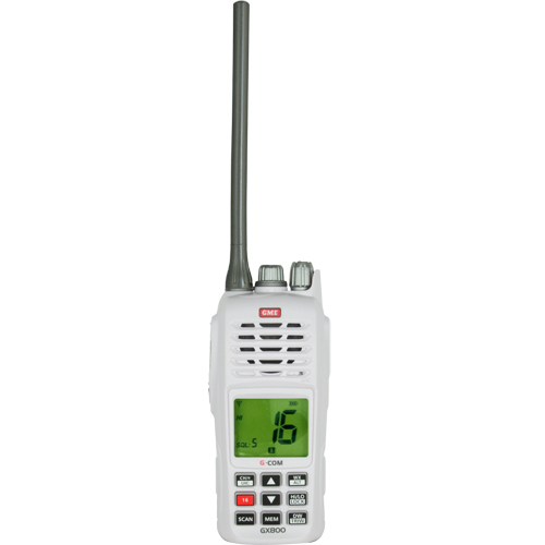 GME GX800W 5/1 Watt Handheld VHF Marine Radio - Float & Flash