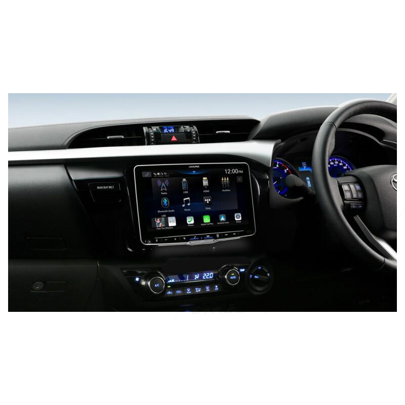 Alpine iLX-F511A Hilux Halo11 11” High-Res Audio Receiver with Wireless Apple CarPlay / Wireless Android Auto