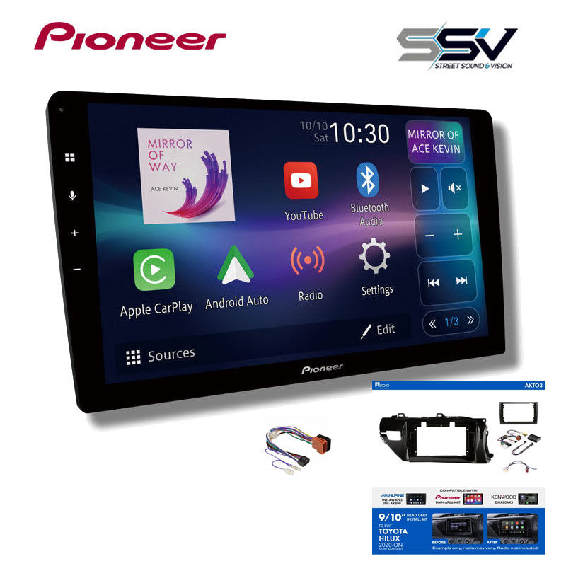 Pioneer DMHAP8850BT to suit Toyota N80 Hilux 2020-25