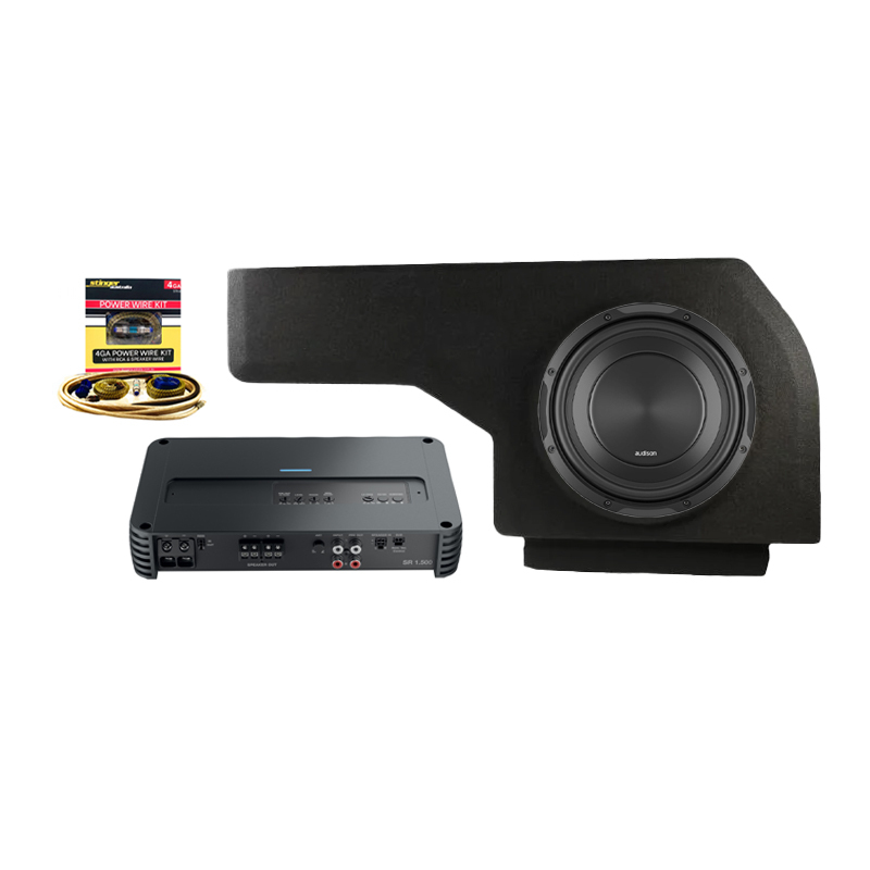 Audison 10" Sub in Box with Monoblock Amplifier To Suit Holden VE - VF Commodore SportsWagon