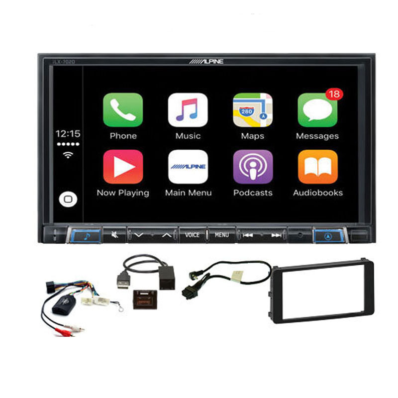 Alpine ILX-702D Complete fitting kit to suit Mitsubishi Triton 2015 (MN) Apple CarPlay / Android Auto 7 inch DAB+ Receiver