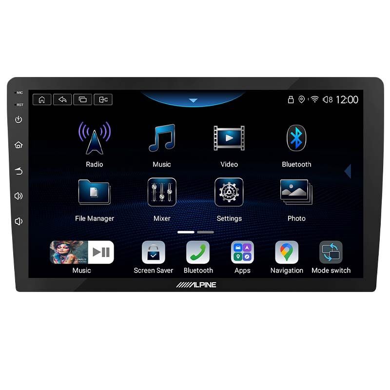 Alpine iNE-AX809-10 10” Premium Intelligent Vehicle Display / Hi-Res Audio / FLAC / MP3 / WMA / AAC / Bluetooth