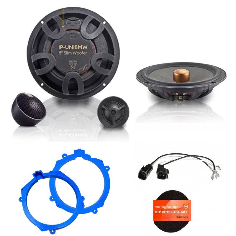 Morel IP UNI-82  8 Speakers to suit Mazda Rx8 2003-2008 With Bose
