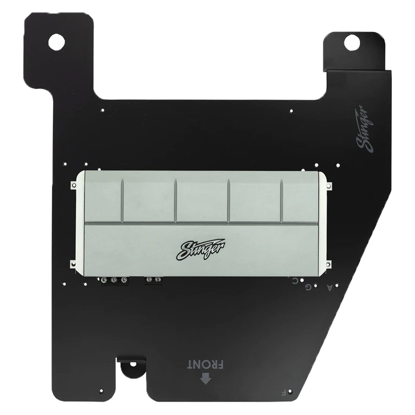 PAC JKUAMPBRKTP Under Seat Amplifier Bracket - Passenger Side To Suit Jeep Wrangler JKU (4 Door) 2011-2018