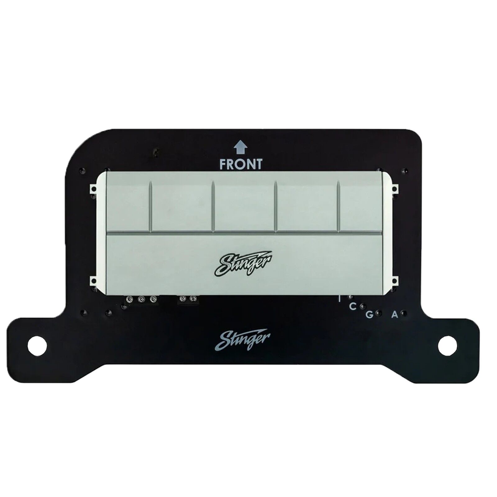 PAC JLUAMPBRKTP Under Seat Amplifier Bracket - Passenger Side To Suit Jeep Wrangler JLU (4 Door) 2018-2022