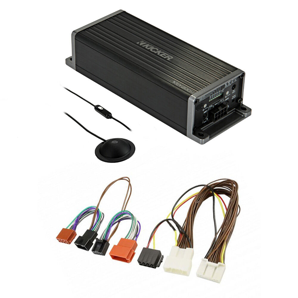 PLUG & PLAY Kicker Amplifier To Suit Factory Head Unit of various Toyota Vehicles