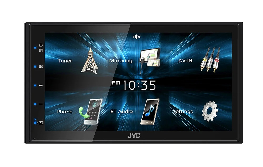 JVC KW-M150BT 6.8" Double DIN Digital Media Monitor with Receiver