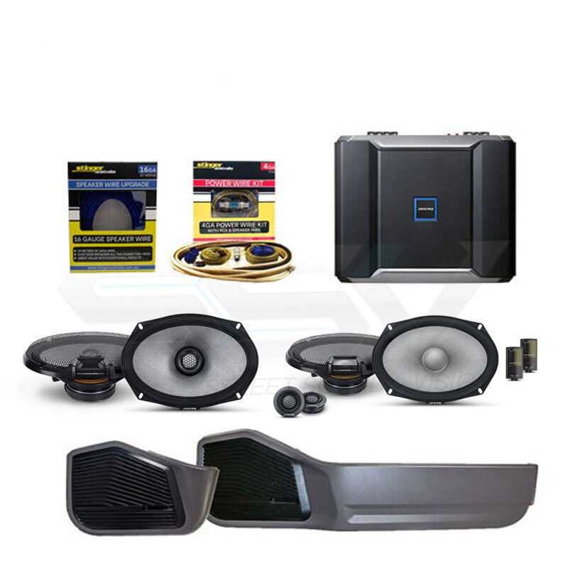 Car Audio Pack To Suit 79 Series Land Cruiser Dual Cab | Amplifier, Speakers, Door pods & install accessories