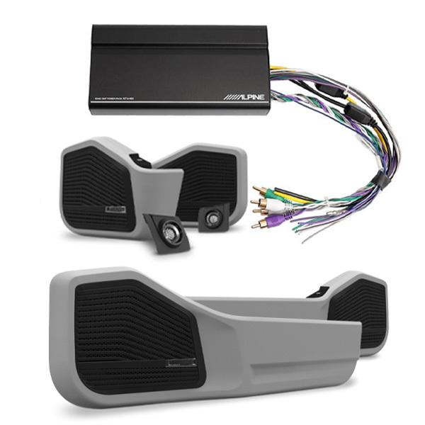 Alpine Premium R2 Speaker System To Suit Factory Head Unit of Toyota 79 Series Dual Cab