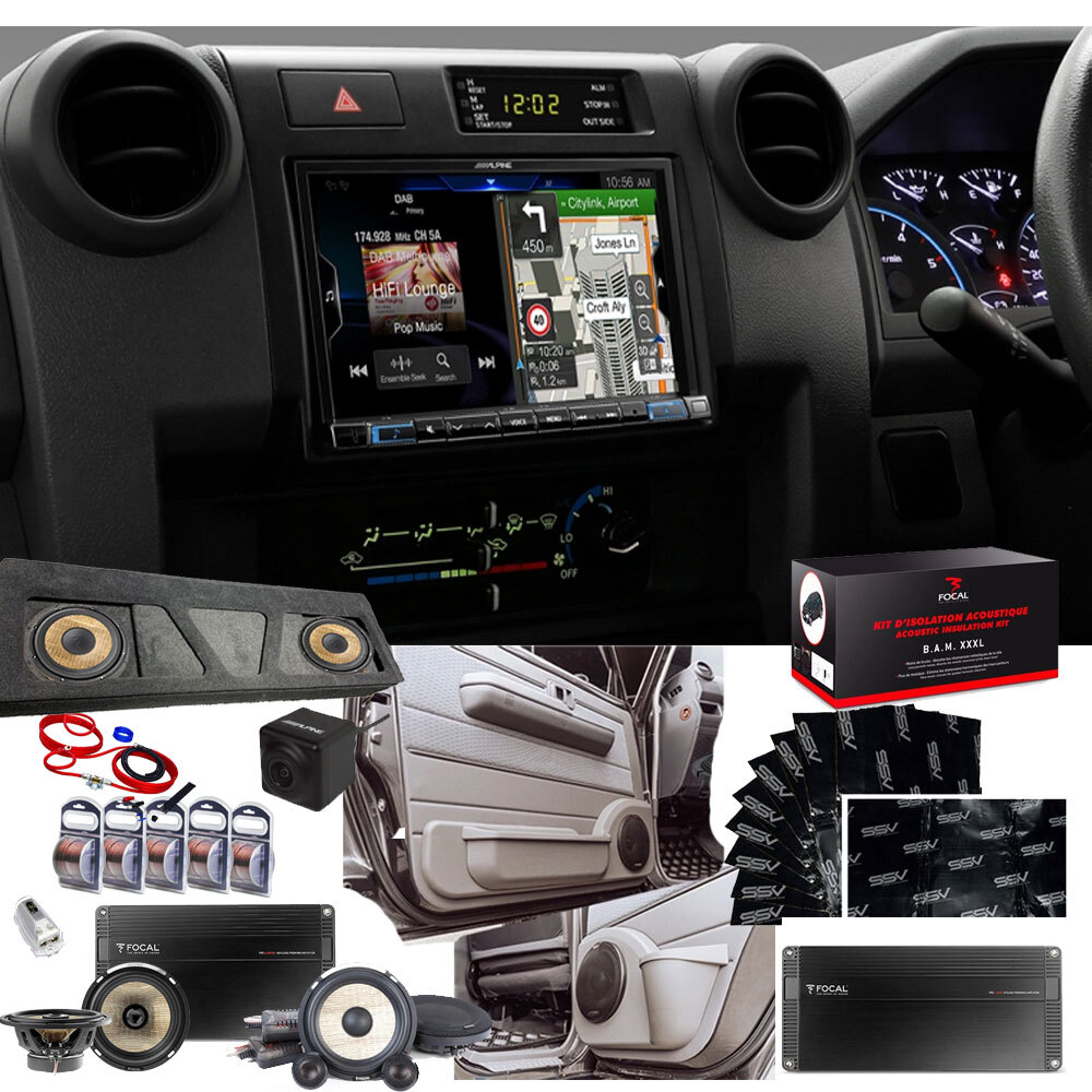 Alpine LC70-X208AU 8" Audio Kit To Suit Toyota Land Cruiser Dual Cab