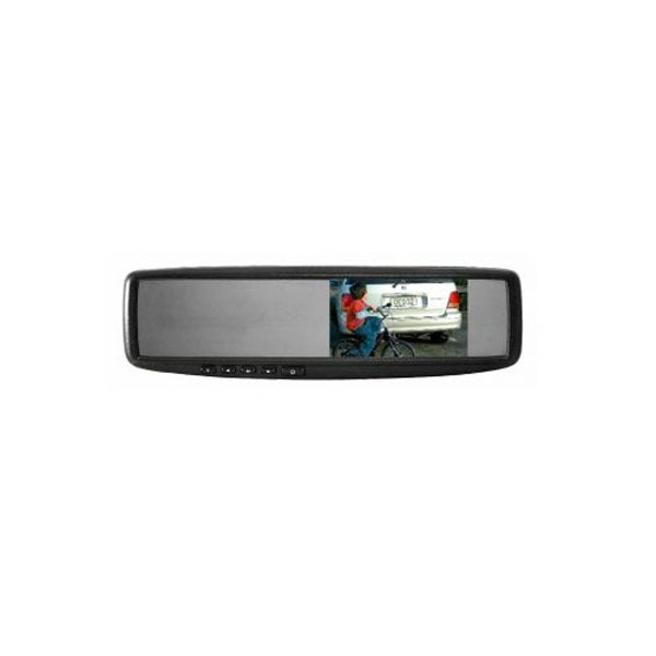 Mongoose LCD43M 4.3" Clip-on |Clips over existing interior mirror