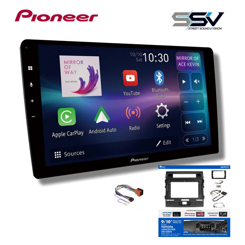 Pioneer DMHAP8850BT to suit Landcruiser 200 Series 2007-2011