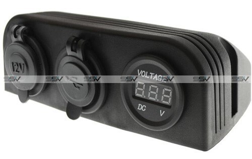 Low Voltage LV1796 3 Way Surface Mount ACC USB Voltage Meter
