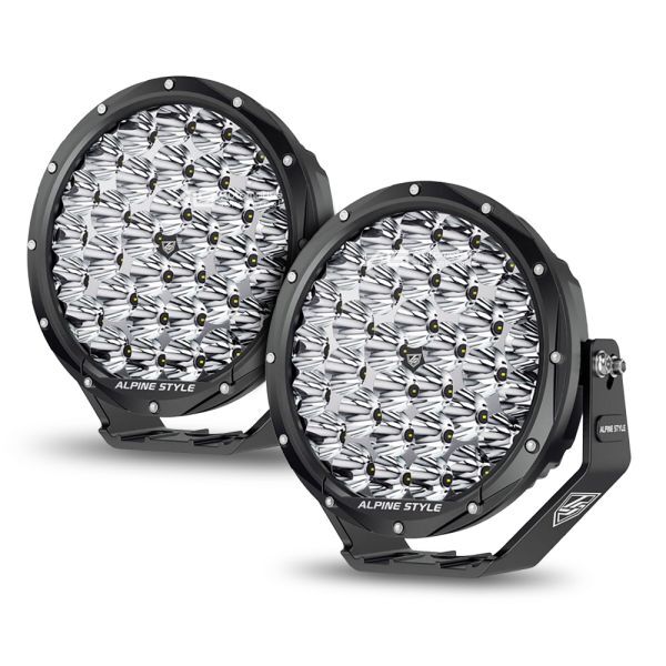Alpine Expedition Ultra Pair 7-Inch High Output LED Spotlight LXR-UX7