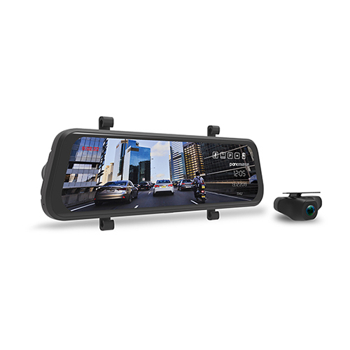 Parkmate MCPK-962DVR Rear View Mirror Monitor with Built in Dash Cam & Reverse Camera Pack
