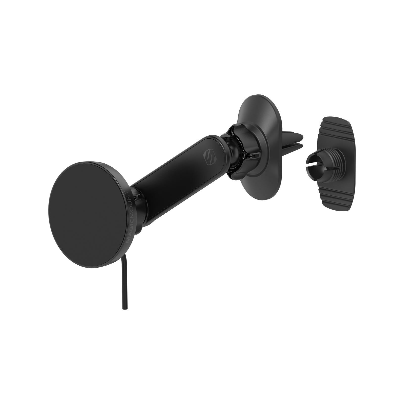 Scosche MPQTRODVR-SP MagicMount Charge Pro 5-in-1 Qi2.2 25W Wireless Charging Phone Mount