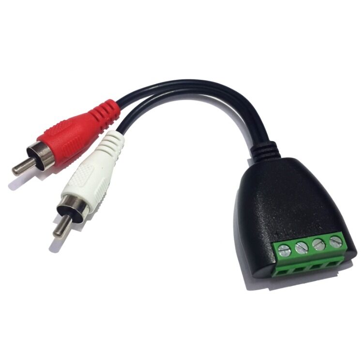 Morel MPS HL Speaker Level to RCA Adaptor For MPS Amplifiers