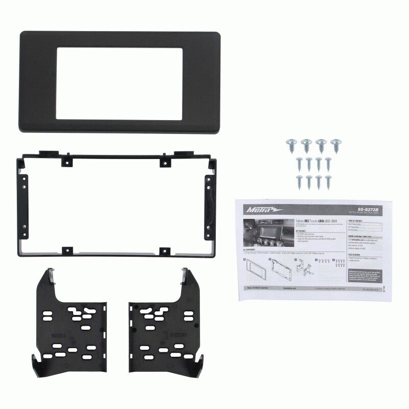 Metra MT95-8272B Double DIN Fascia Kit To Suit Subaru BRZ & Toyota GR86 2022-2024