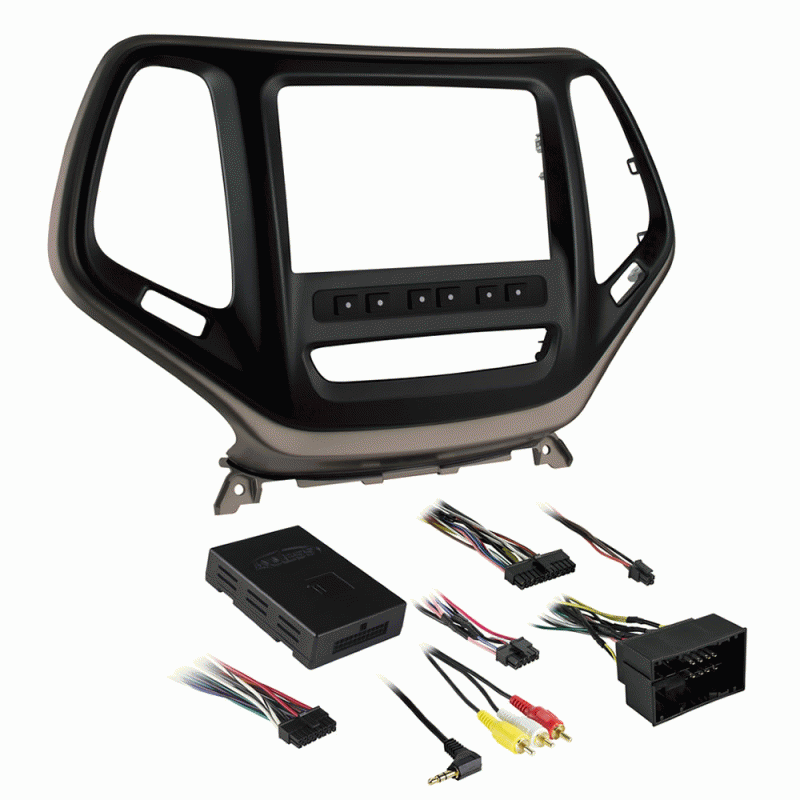 STINGER MT99-6526S To Suit JEEP CHEROKEE 2014-2015 SILVER FASCIA