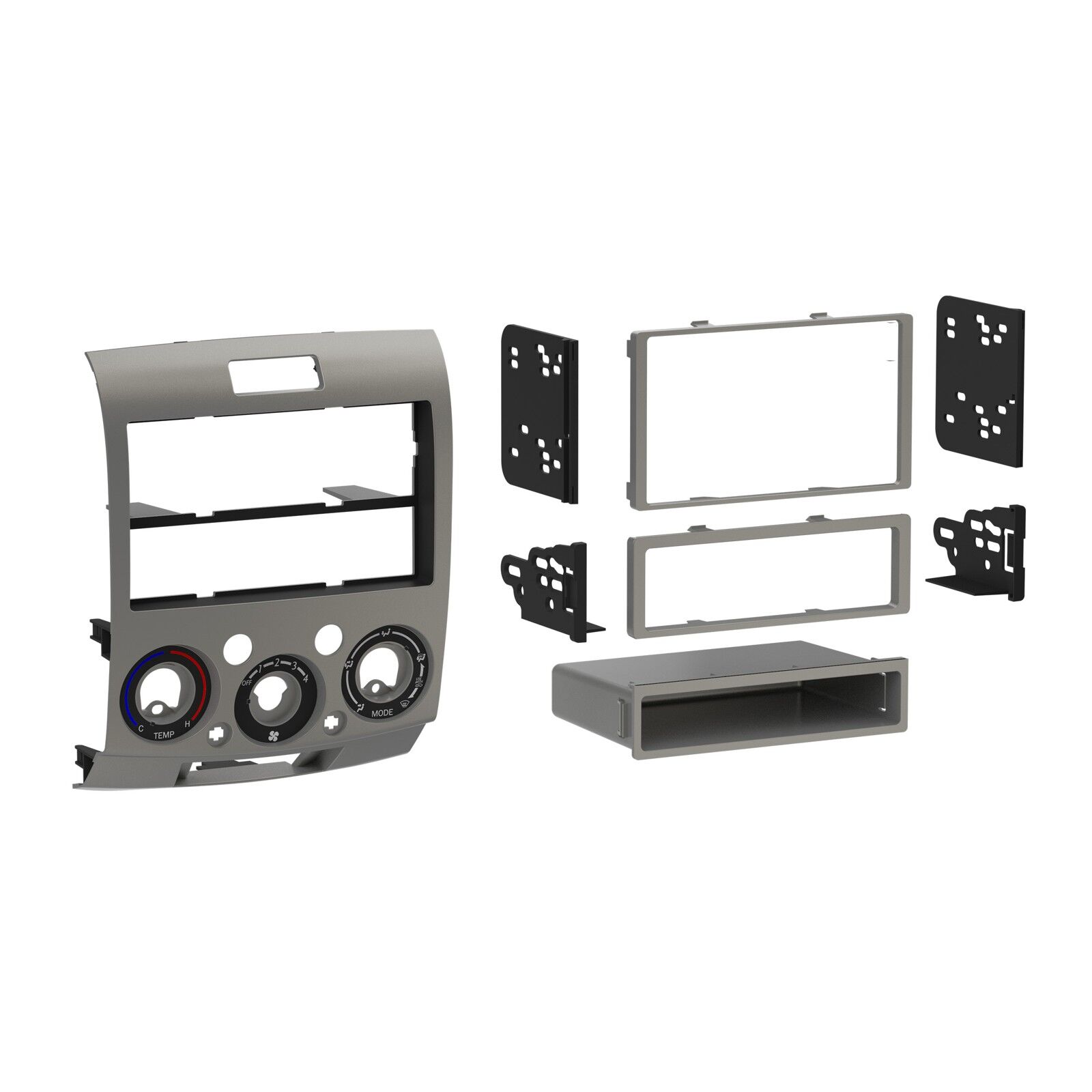Metra MT99-7517S Single/Double DIN Fascia Kit To Suit Ford Ranger & Mazda BT-50 2007-2011