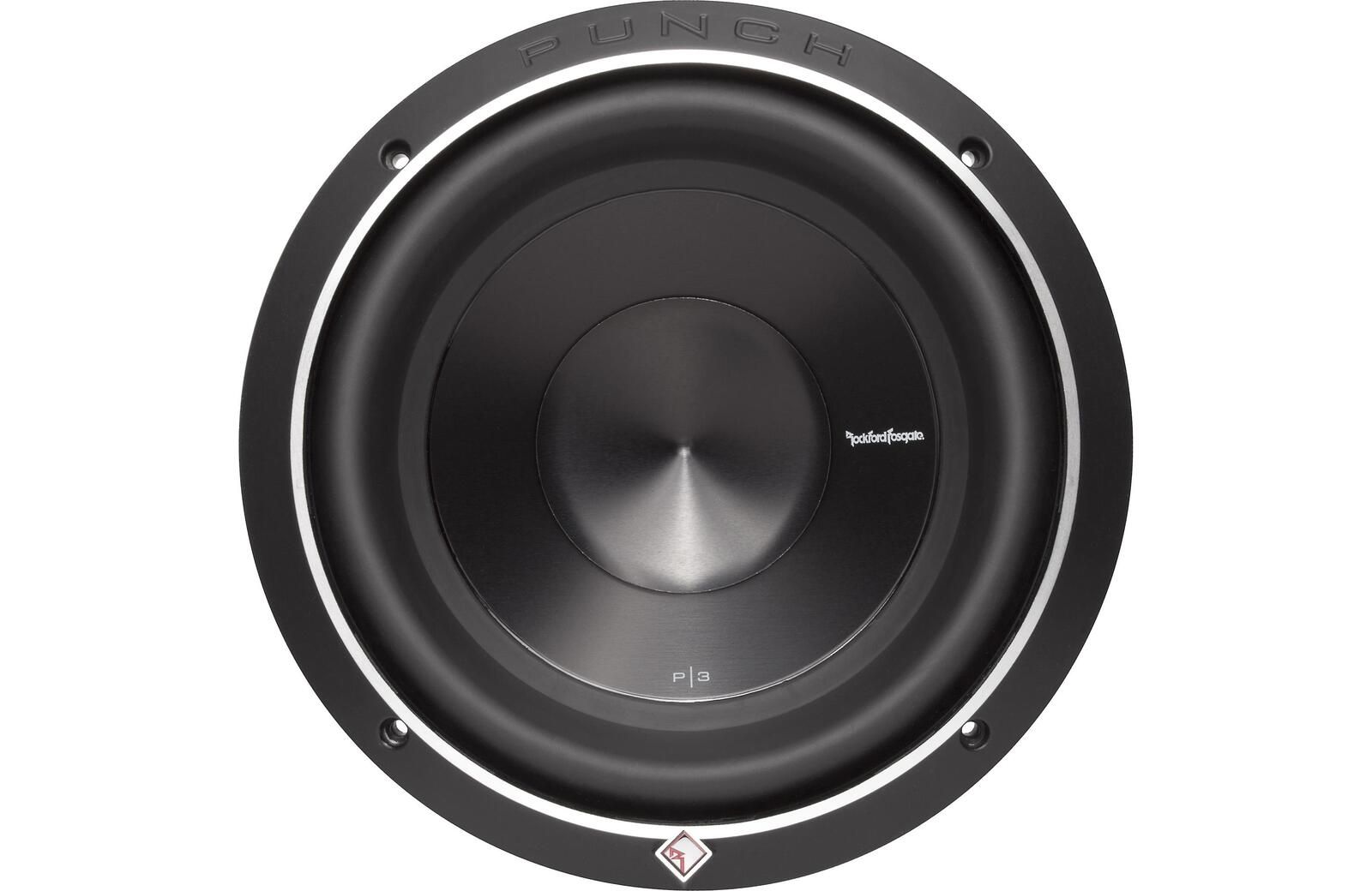 Rockford Fosgate P3SD2-10 10″ Punch P3S Shallow 2-Ohm DVC Subwoofer