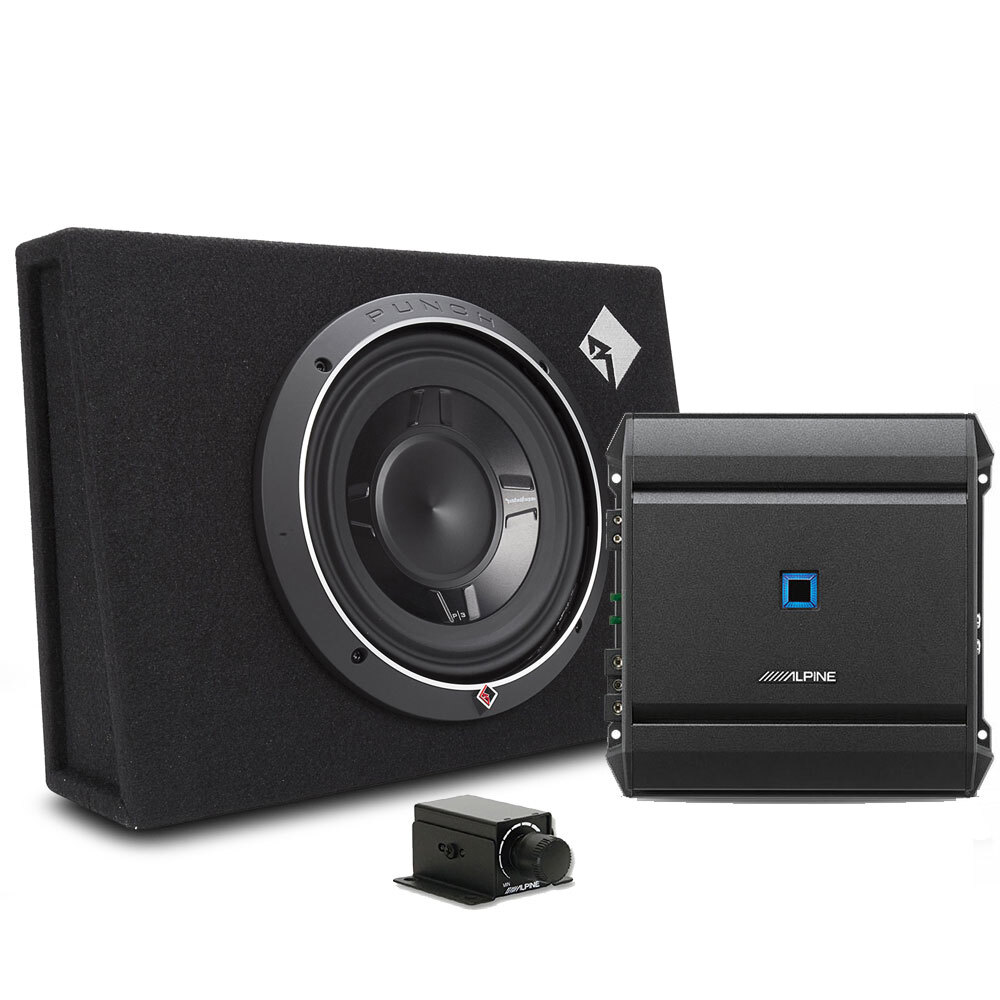 Rockford 10” Subwoofer & Alpine Amplifier kit