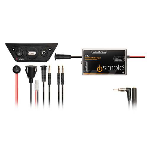 iSimple Tranzit AUX Kit with USB Charging Socket