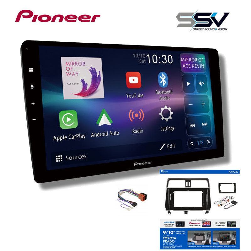 Pioneer DMHAP8850BT to suit Toyota prado 2020-2024