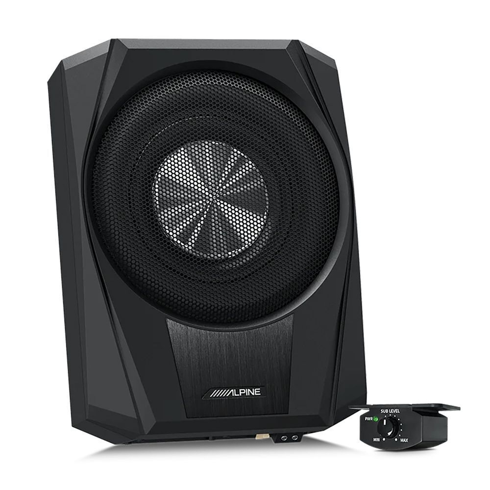 Alpine PWE-R810 Compact Underseat Subwoofer