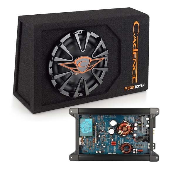 Cadence Car Audio Amp & Sub Pack Q3001D | FSB10SP