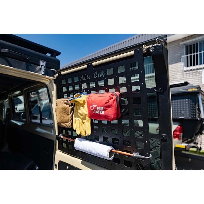 Alu-Cab To Suit Land Cruiser 78 Series Rear Door Molle Plates RC-A-MP78