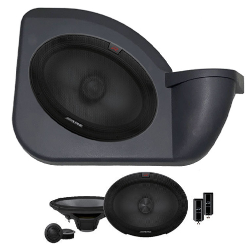 Rear Door Pods to suit Toyota Landcruiser with RS69C.2 6X9 Type R Alpine Speakers