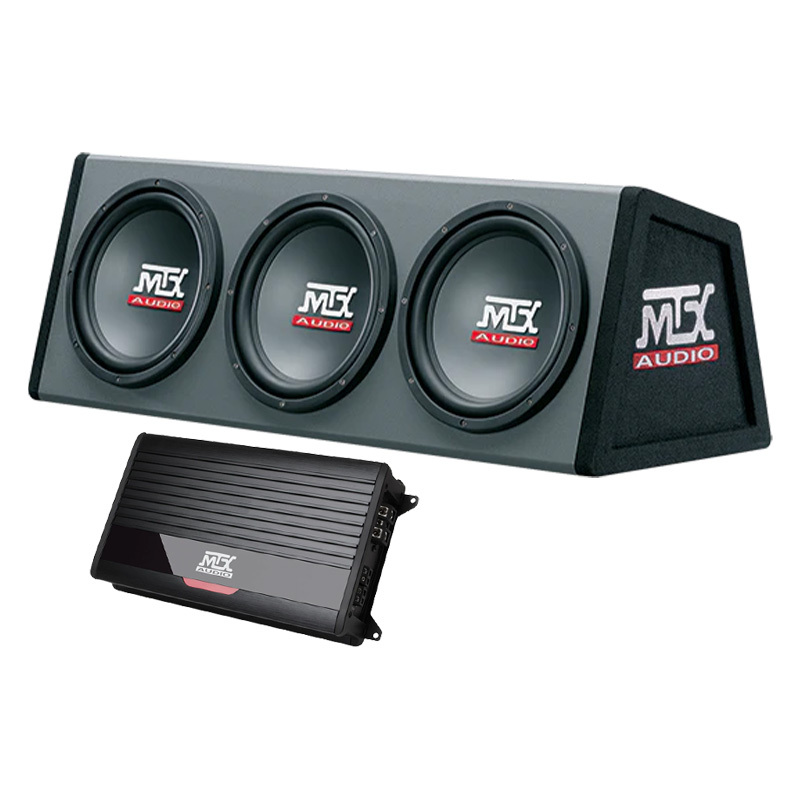 MTX Audio Earthquake Package  Triple 10" RoadThunder Subwoofer + 1000W Monoblock Amplifier