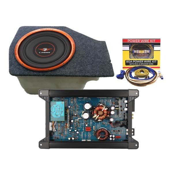 Cadence Subwoofer with Fibreglass Stealth Box to suit Ford Ranger & Mazda BT50 Dual Cab 2012+