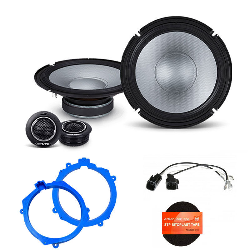 Alpine S2-S80C   8" Speakers to suit Mazda Rx8 2003-2008 With Bose