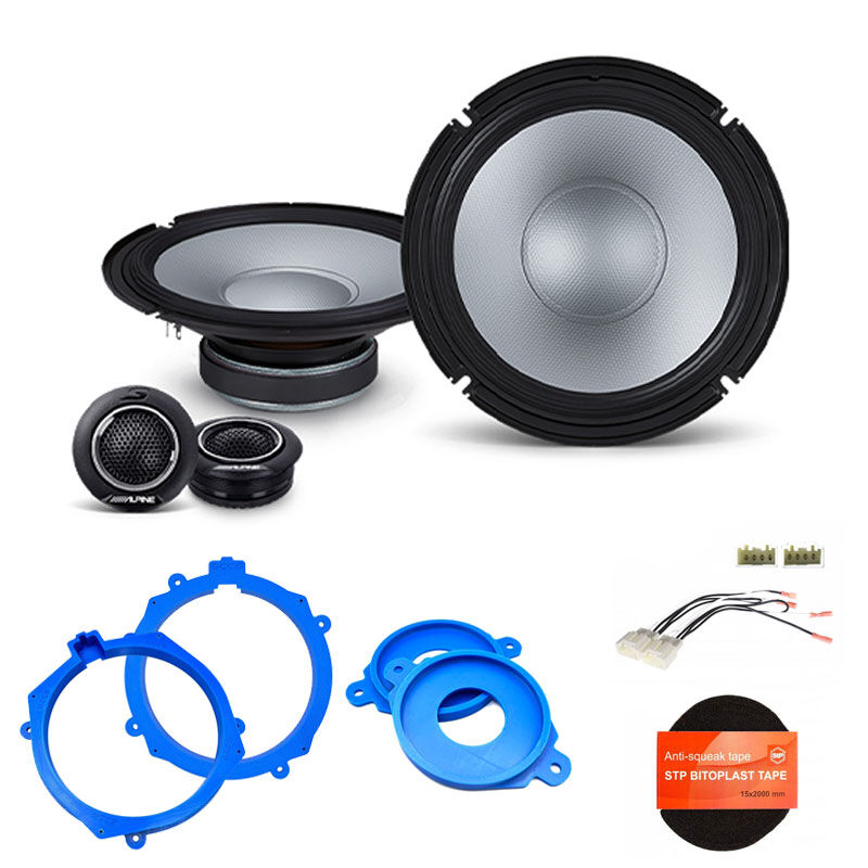 Alpine S2-S80C  8 Speakers & fitting Accessories to suit Mazda vehicles