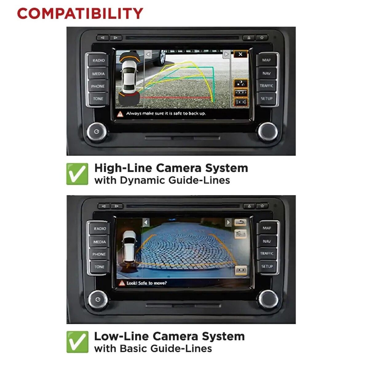 Stinger SCVWRT3 Moving Guidelines Camera Retention Interface (26-Pin) To Suit Select Volkswagen