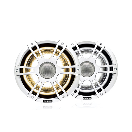 Fusion SG-FL652SPW  Signature Series 3 6.5" 230-Watt Sports White Marine Speakers with CRGBW