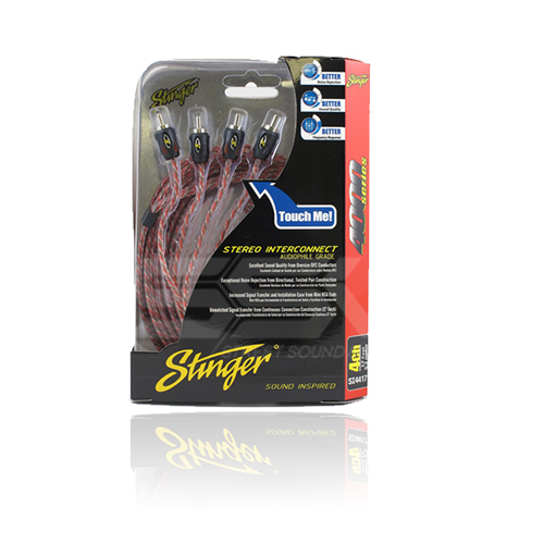 Stinger 4000 Series 4 Channel 17ft RCA Lead