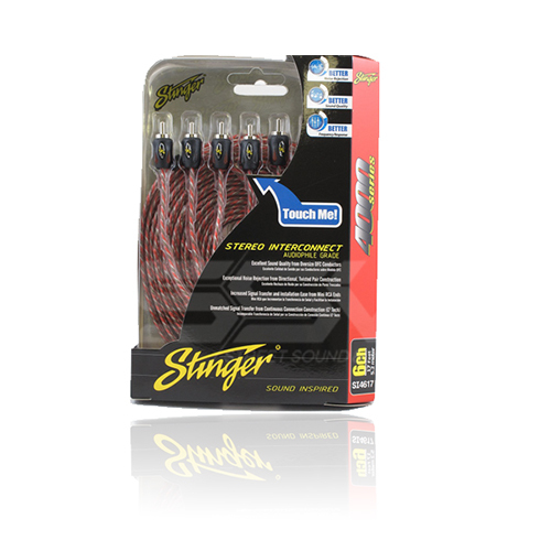 Stinger 4000 Series 6 Channel 17ft RCA Lead