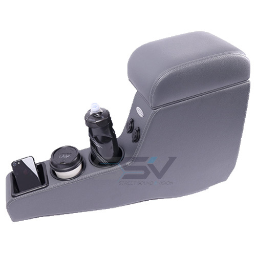 Extended Length Centre Floor Console With Dual USB To Suit Toyota 76 Series Station Wagon