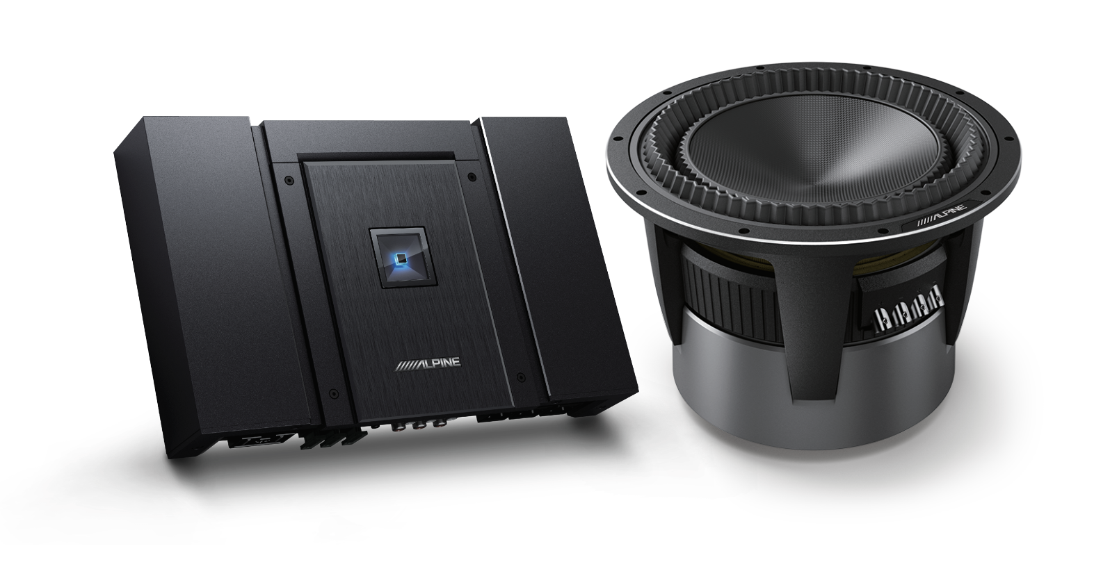 Alpine Status Premium Bass Bundle: HDA-M80 Mono Amplifier & HDZ-110 11” Subwoofer