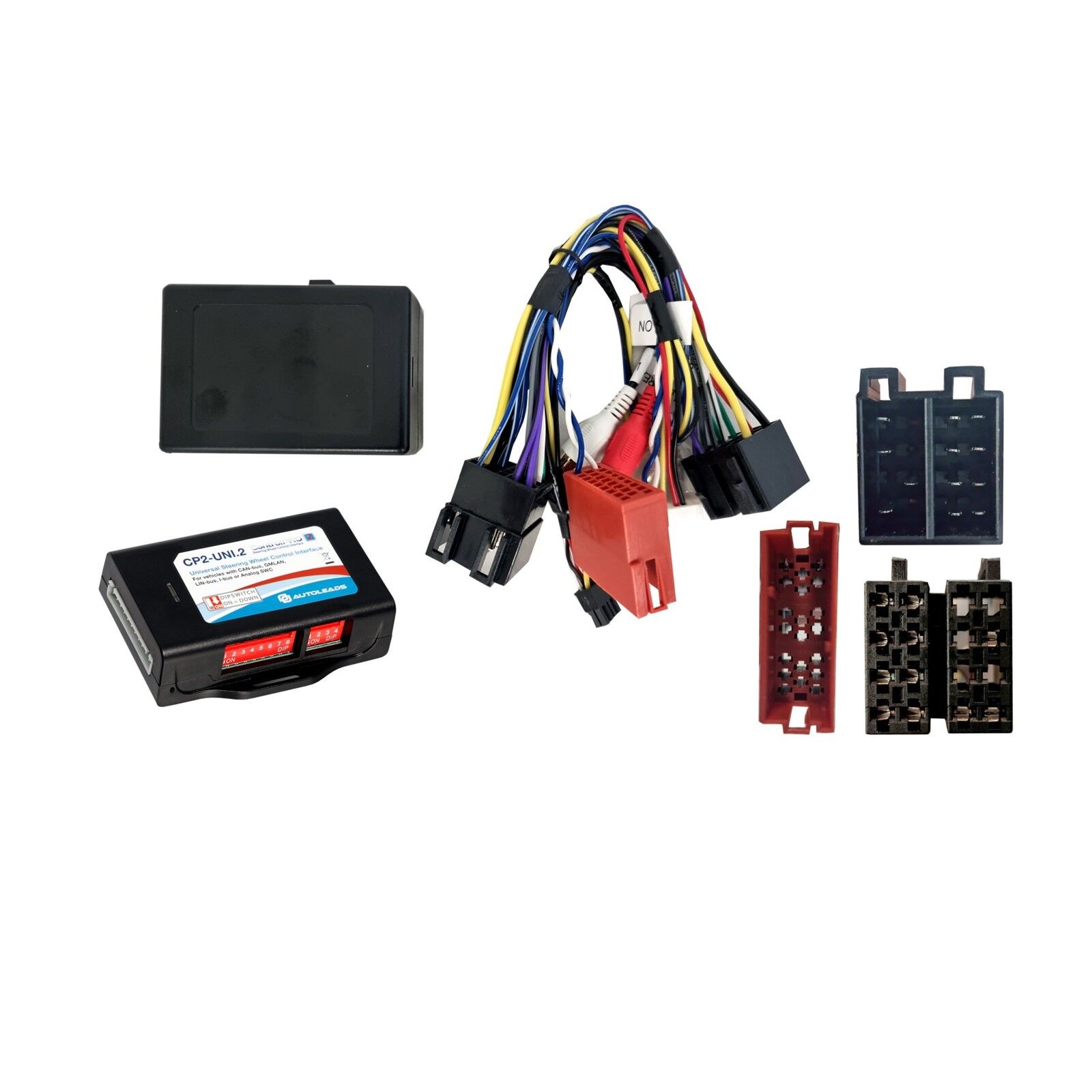 ConnectPRO SWI-PO01 SWC & Fibre Optic Amplifier Retention Interface (Mini ISO) To Suit Porsche Cayenne