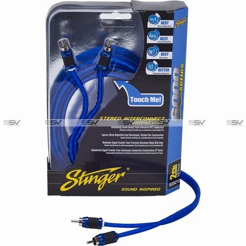 Stinger 6000 Series 2 Channel 12ft RCA Lead